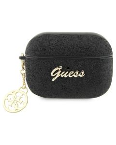 Guess GUAP2GLGSHK Glitter Flake 4G Charm Collection Protective Case για τα Apple AirPods Pro 2 - Black