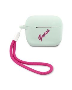 Guess Silicone Vintage Protective Case για τα Apple AirPods Pro - Blue / Fuchsia