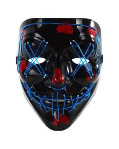 Halloween Lightning LED Mask Μάσκα με Φωτισμό Led - Blue