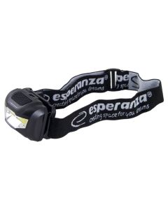  Esperanza EOT037 Crater Led Headlamp Flashlight - Φακός Κεφαλής Black