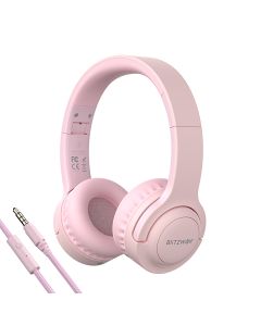 BlitzWolf BW-PCE Headphones Ενσύρματα Παιδικά Ακουστικά - Pink