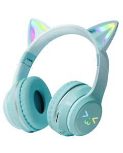 GJBY Catear LED Light Wireless Headphones (CA-042) Ασύρματα Ακουστικά Bluetooth - Turquoise