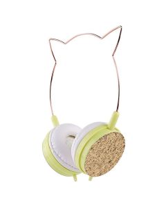 Cat Ear YLFS-22 Headphones For Kids Jack 3,5mm Παιδικά Ακουστικά - Gold
