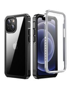 Heavy Duty 360 Full Cover Case with Built-In Screen Protector Ανθεκτική Θήκη (iPhone 13) - Black