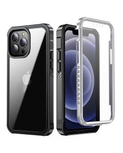 Heavy Duty 360 Full Cover Case with Built-In Screen Protector Ανθεκτική Θήκη (iPhone 13 Pro) - Black