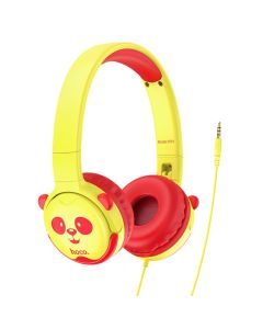 HOCO W31 Childrens Ear Wired Headphones Ενσύρματα Ακουστικά Yellow