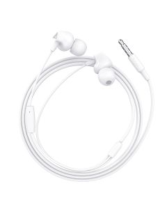 HOCO M60 Perfect Sound Earbuds Ακουστικά με Ενσωματωμένο Μικρόφωνο - White