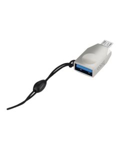 HOCO UA10 Pearl OTG Adapter Αντάπτορας USB A σε Micro USB - Nickel