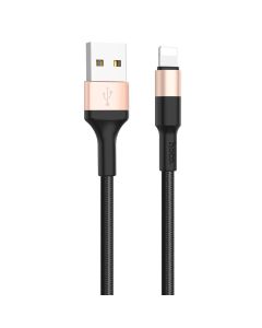 Hoco X26 Xpress Cable Lightning Data Sync & Charging 2A 1m Black / Gold