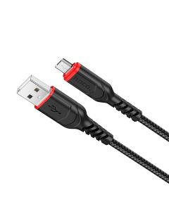 HOCO X59 Victory Cable Micro USB Data Sync & Charging 2.4A 1m Black