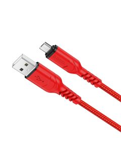 HOCO X59 Victory Cable Micro USB Data Sync & Charging 2.4A 1m Red