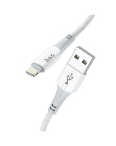 HOCO X70 Ferry Cable Lightning Data Sync & Charging 2.4A 1m White