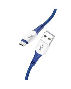 HOCO X70 Ferry Cable Micro USB Data Sync & Charging 2.4A 1m Blue
