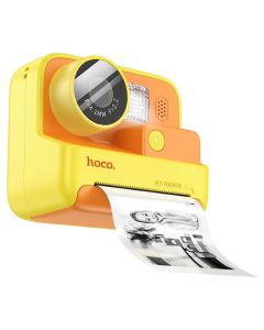 HOCO DV200 Digital Camera with Printer for Children 720P Παιδική Κάμερα - Yellow - MT79392
