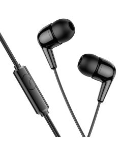 HOCO M97 Universal Earbuds Ακουστικά με Ενσωματωμένο Μικρόφωνο 3.5mm - Black