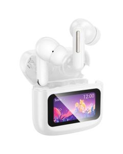 HOCO EQ14 TWS Wireless Bluetooth Stereo Earbuds with Touch Screen - White - MT81540