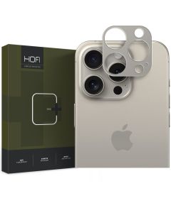 Hofi Alucam Pro+ Camera Cover Μεταλλικό Πλαίσιο Κάμερας Titanium (iPhone 15 Pro / 15 Pro Max)