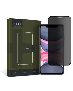 Hofi Anti Spy Glass Pro+ 3D Privacy Tempered Glass Black (iPhone XR / 11)