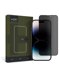 Hofi Anti Spy Glass Pro+ 3D Privacy Tempered Glass Black (iPhone 14 Pro Max)