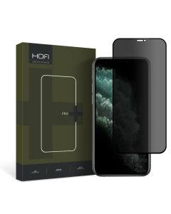 Hofi Anti Spy Glass Pro+ 3D Privacy Tempered Glass Black (iPhone X / Xs / 11 Pro)