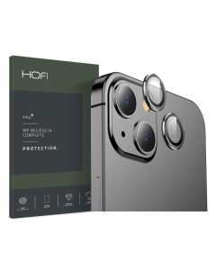 Hofi CAMRING PRO+ Camera Lens Tempered Glass Film Prοtector (iPhone 13 Mini / 13) - Black