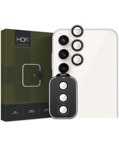 Hofi CAMRING PRO+ Camera Lens Tempered Glass Prοtector Black (Samsung Galaxy S23 FE) 