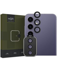 Hofi CAMRING PRO+ Camera Lens Tempered Glass Prοtector Black (Samsung Galaxy S24) 