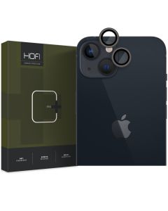 Hofi CAMRING PRO+ Camera Lens Tempered Glass Prοtector Black (iPhone 15 / 15 Plus) 