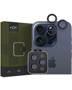 Hofi CAMRING PRO+ Camera Lens Tempered Glass Prοtector Navy (iPhone 15 Pro / 15 Pro Max) 