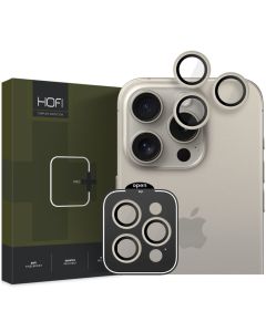 Hofi CAMRING PRO+ Camera Lens Tempered Glass Prοtector Titanium (iPhone 15 Pro / 15 Pro Max) 