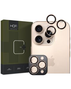 Hofi CAMRING PRO+ Camera Lens Tempered Glass Prοtector Desert Titanium (iPhone 16 Pro / 16 Pro Max) 