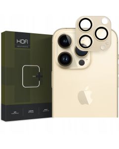 Hofi FULLCAM PRO+ Camera Lens Tempered Glass Film Prοtector Gold (iPhone 14 Pro / 14 Pro Max) 