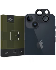 Hofi FULLCAM PRO+ Camera Lens Tempered Glass Film Prοtector Black (iPhone 15 / 15 Plus)
