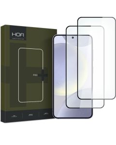 Hofi Glass Pro+ 9H Tempered Glass Screen Prοtector 2-Pack Black (Samsung Galaxy S24)