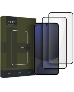 Hofi Glass Pro+ 9H Tempered Glass Screen Prοtector 2-Pack Black (Samsung Galaxy S24 FE)