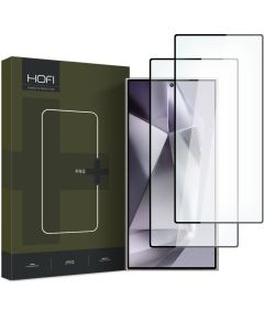 Hofi Glass Pro+ 9H Tempered Glass Screen Prοtector 2-Pack Black (Samsung Galaxy S24 Ultra)