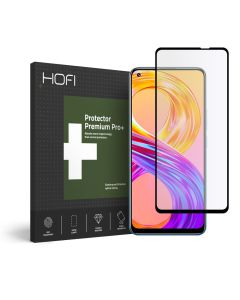 Hofi Glass Pro+ 9H Tempered Glass Screen Prοtector Black (Realme 8 / 8 Pro)