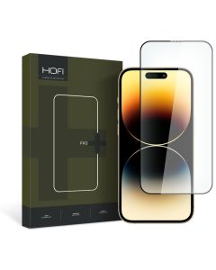 Hofi Glass Pro+ 9H Tempered Glass Screen Prοtector Black (iPhone 15 Pro Max)