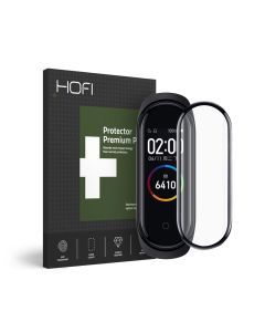 Hofi Hybrid 3D Full Face Αντιχαρακτικό Γυαλί 7H Tempered Glass Μαύρο (Xiaomi Mi Band 4)