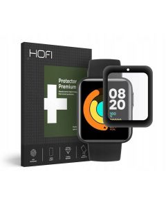 Hofi Hybrid 3D Full Face Αντιχαρακτικό Γυαλί 7H Tempered Glass Μαύρο (Xiaomi Mi Watch Lite)