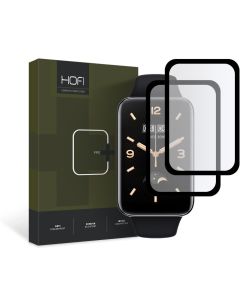 Hofi Hybrid 3D Full Face Αντιχαρακτικό Γυαλί 7H Tempered Glass 2pcs Μαύρο (Xiaomi Mi Band 7 Pro)