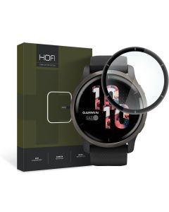 Hofi Hybrid 3D Full Face Αντιχαρακτικό Γυαλί 7H Tempered Glass Μαύρο (Garmin Venu 2)
