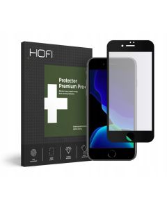 Hofi Ultraflex Hybrid 3D Full Face Αντιχαρακτικό Γυαλί Tempered Glass Μαύρο (iPhone 7 / 8 / SE 2020)