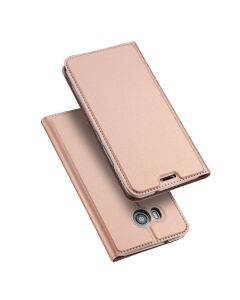 DUX DUCIS SkinPro Wallet Case Θήκη Πορτοφόλι με Δυνατότητα Stand - Rose Gold (HTC U11)