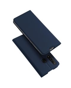 DUX DUCIS SkinPro Wallet Case Θήκη Πορτοφόλι με Stand - Navy Blue (Huawei Nova 4)