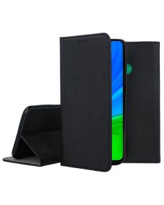 Forcell Smart Book Case με Δυνατότητα Stand Θήκη Πορτοφόλι Black (Huawei P Smart 2020) - MT37211