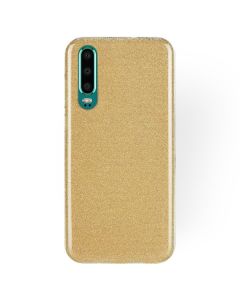 Forcell Glitter Shine Cover Hard Case Gold (Huawei P30)