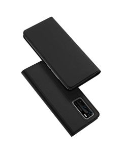 DUX DUCIS SkinPro Wallet Case Θήκη Πορτοφόλι με Stand - Black (Huawei P40)