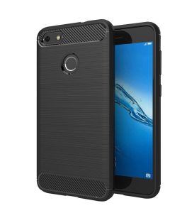 TPU Carbon Rugged Armor Case - Black (Huawei P9 Lite Mini)