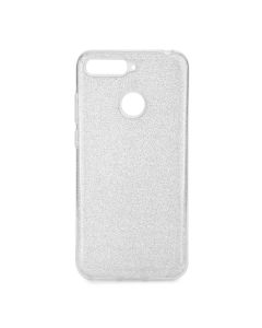 Forcell Glitter Shine Cover Hard Case Silver (Huawei Y6 Prime 2018)